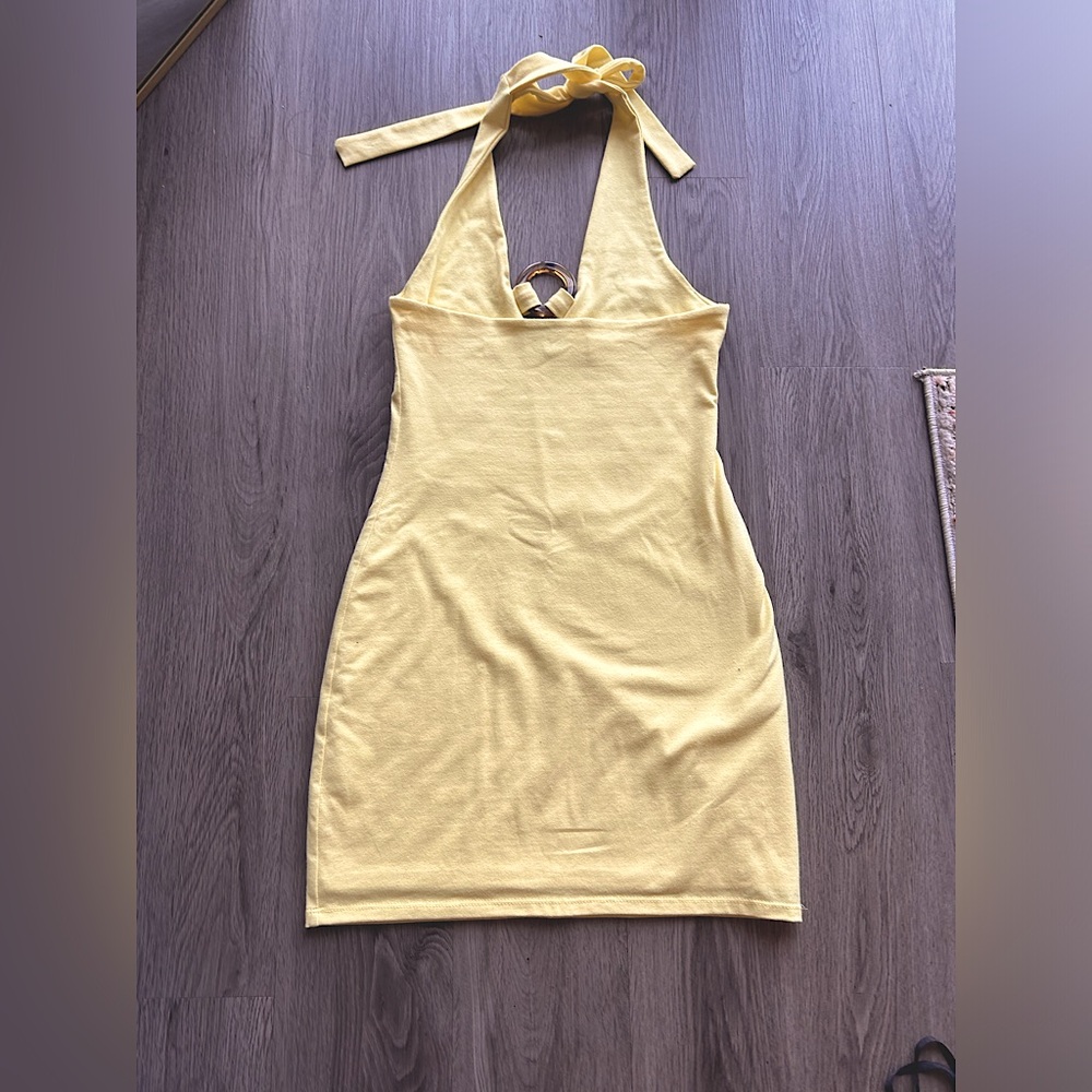 A sunshine yellow dress